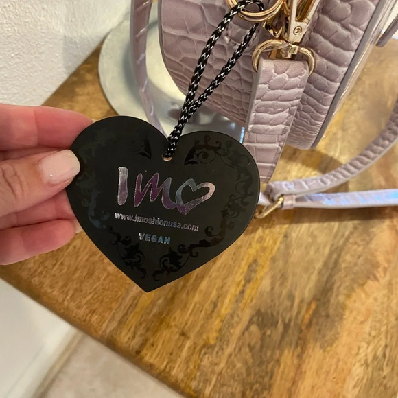 Imoshion Vegan Croc Light Purple Round Crossbody - Picture 6 of 13